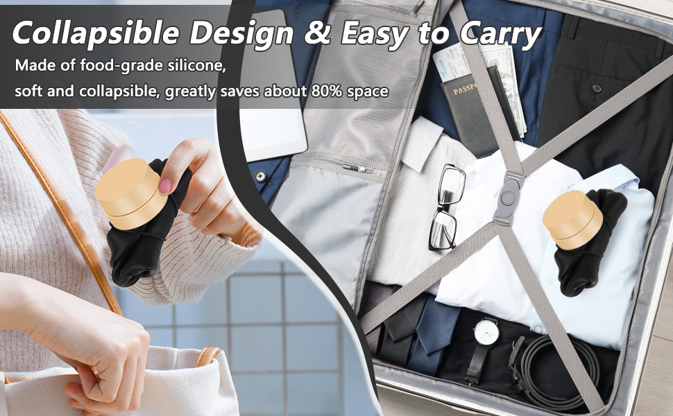 foldable water bottle silicone water bottle silicone bottles