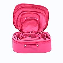 Premium 5-in-1 Travel Organizer Set – Hot Pink