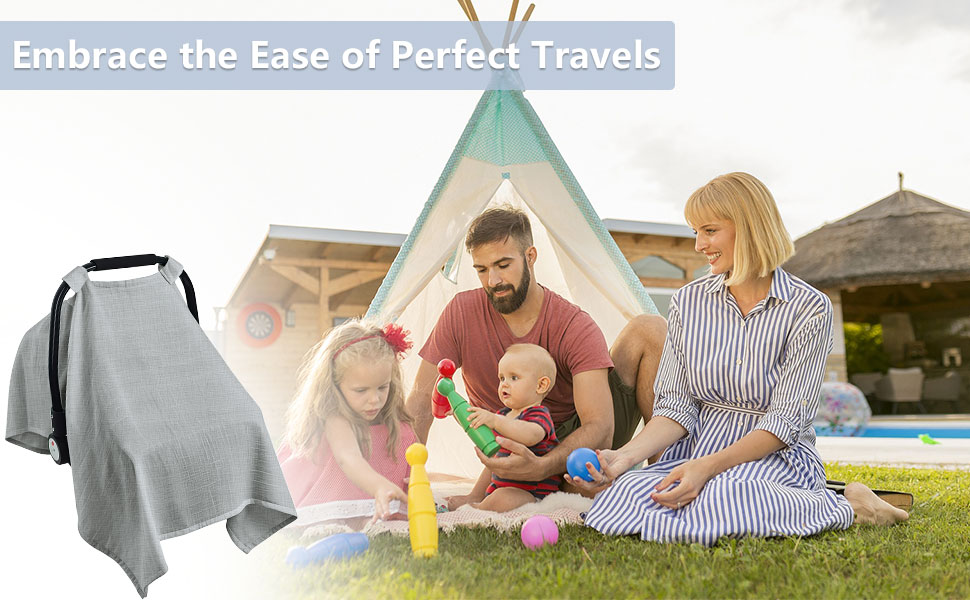 3baby carseat cover