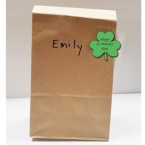Use Shamrock sticky notes to leave messages for loved ones