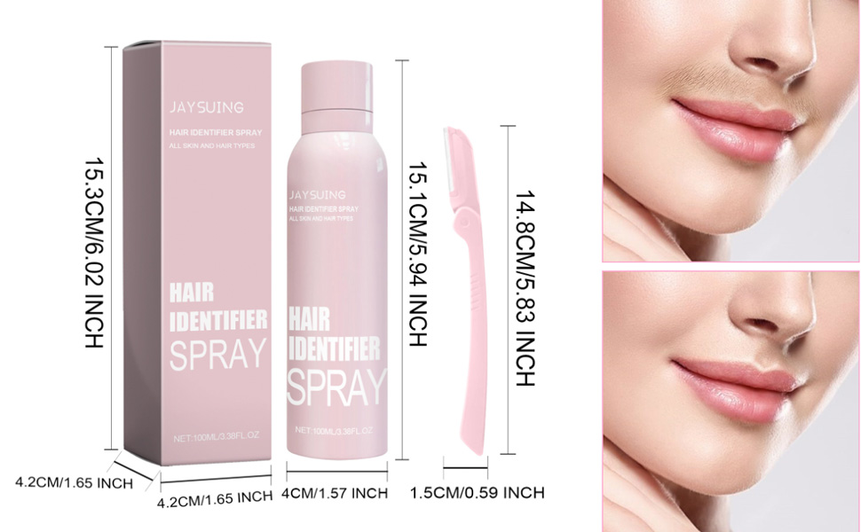 Face Hair Identifier Spray