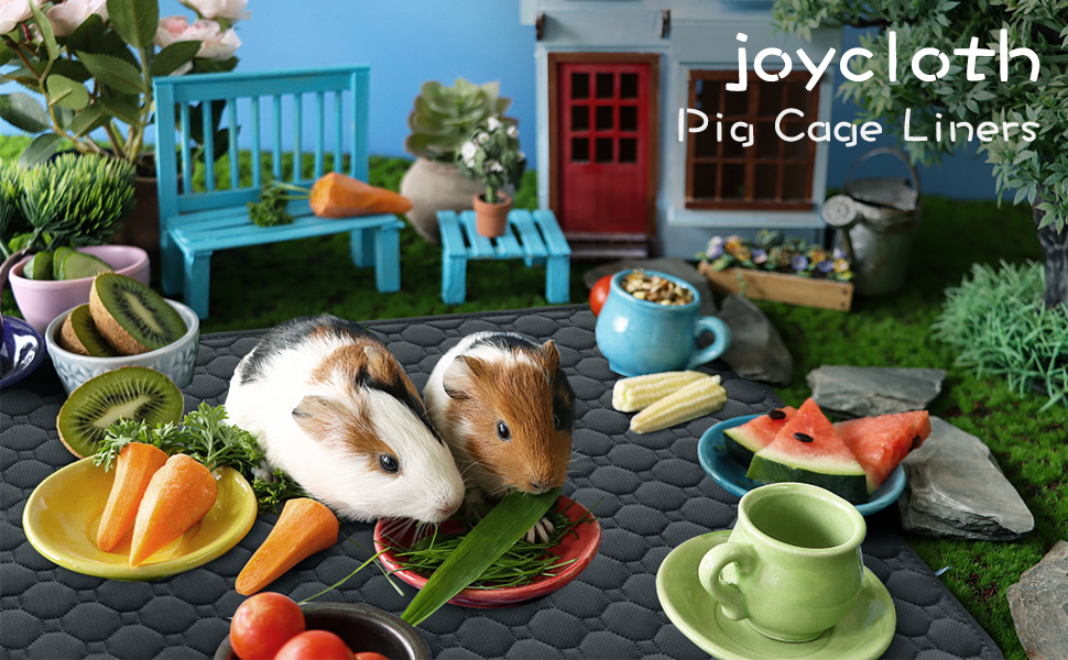 joycloth 2 Pack Guinea Pig Cage Liners Washable Guinea Pig