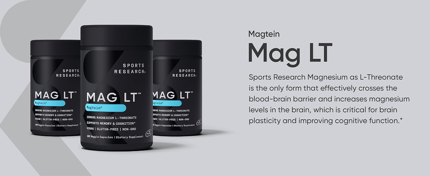 sr magnesium l threonate supplement l-threonate magtein focus neuro brain memory sleep mood support