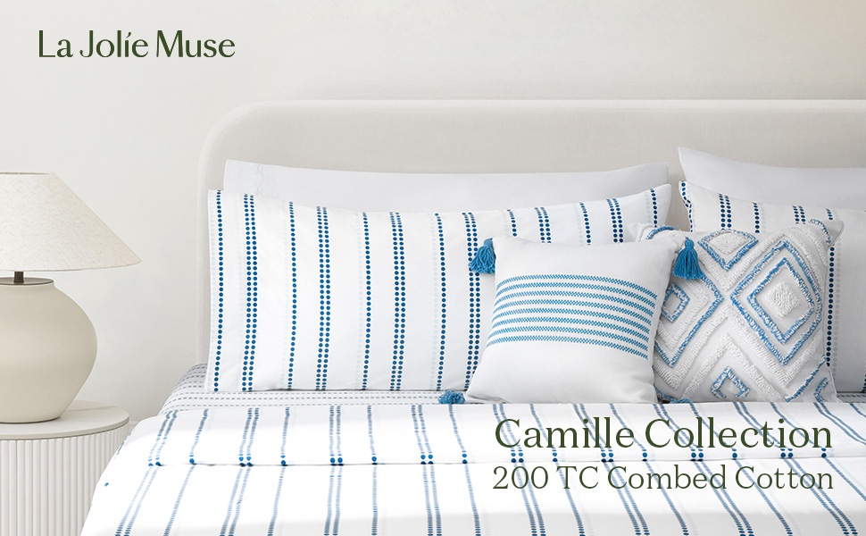 White King Sheet Set, 100 Combed Cotton King Sheets, Extra