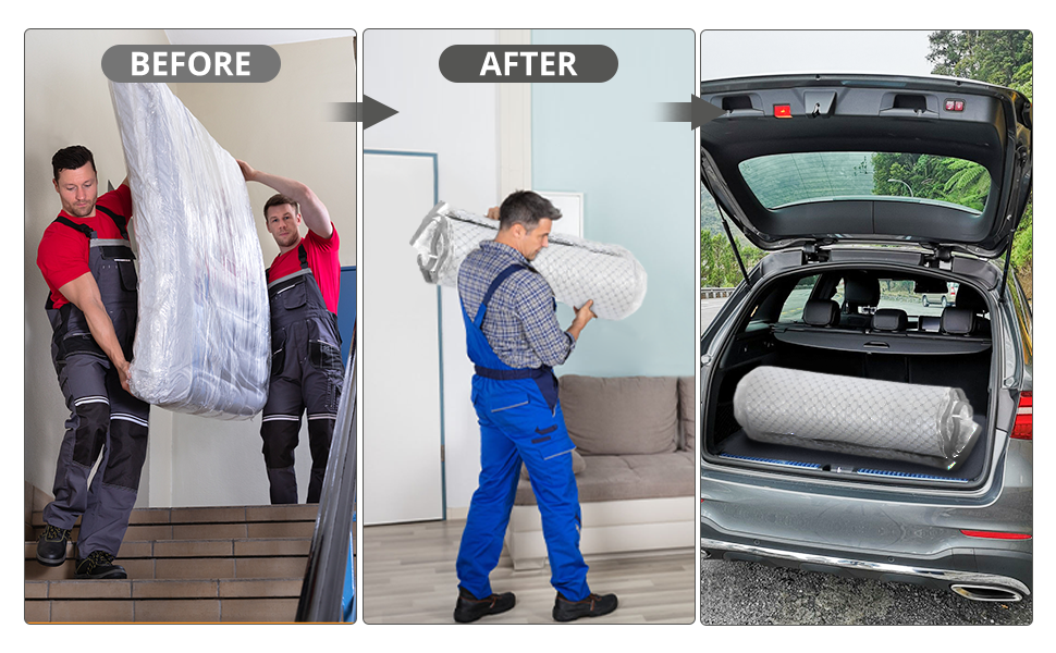 Mattress Vacuum Storage Bag for Moving and Returns, Mattress Sealable