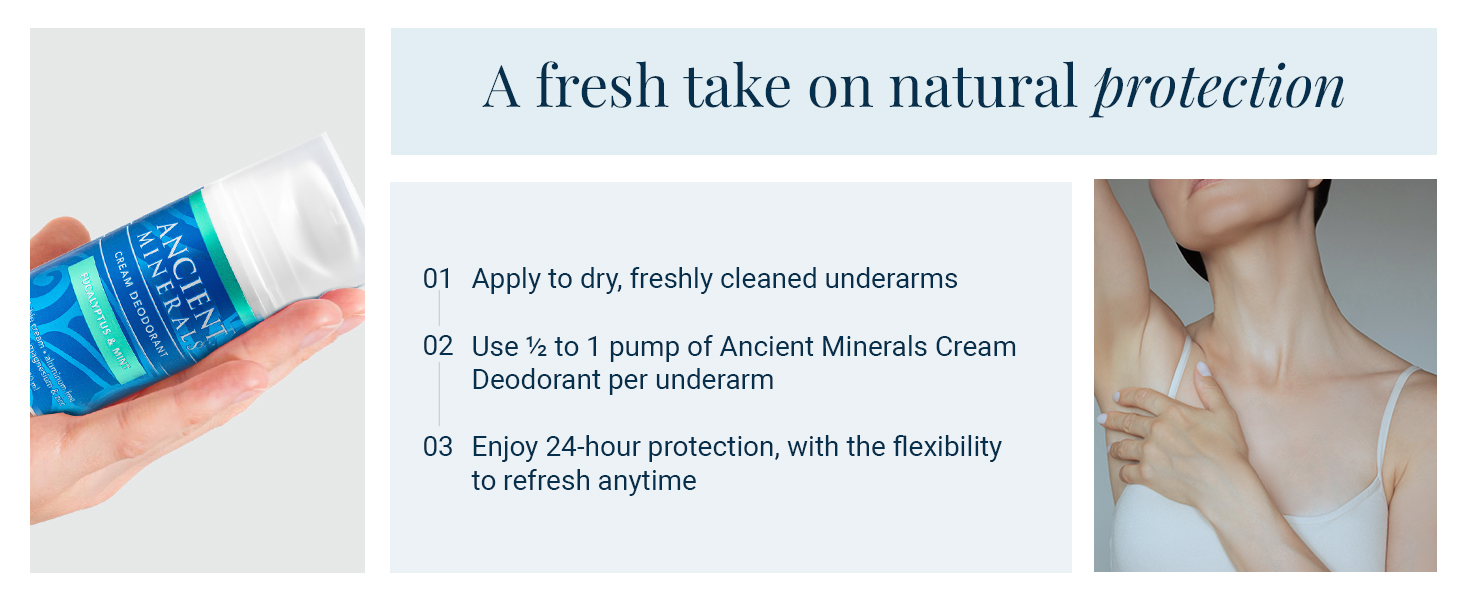 how to use ancient minerals deodorant