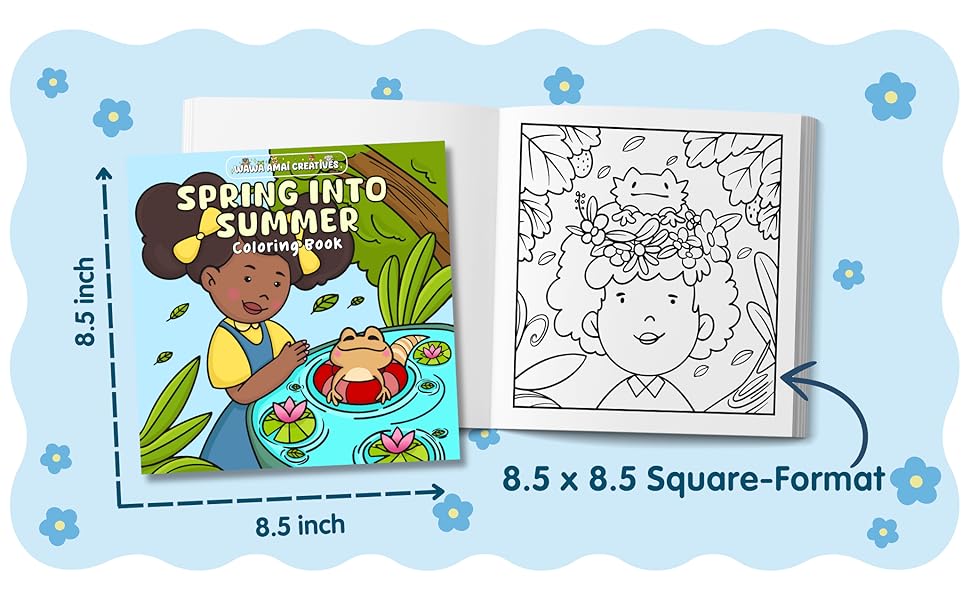8.5 by 8.5 inch Square Format
