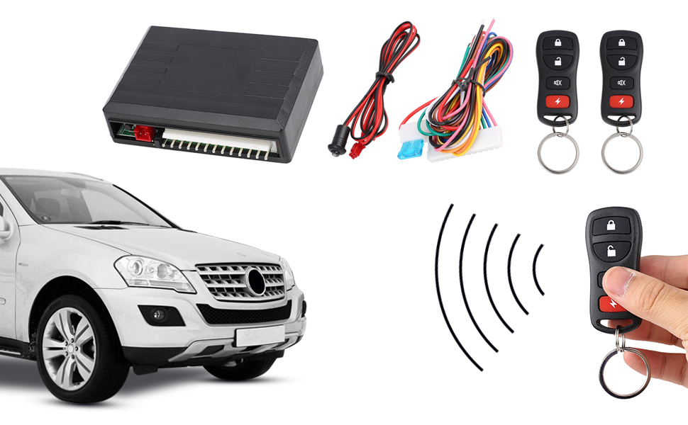 X AUTOHAUX Universal Car Keyless Entry System Door Lock