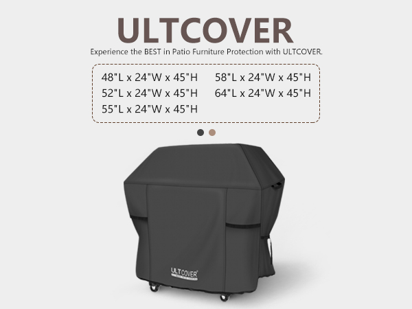 Amazon.com : ULTCOVER Waterproof Grill Cover 48 inch, Heavy