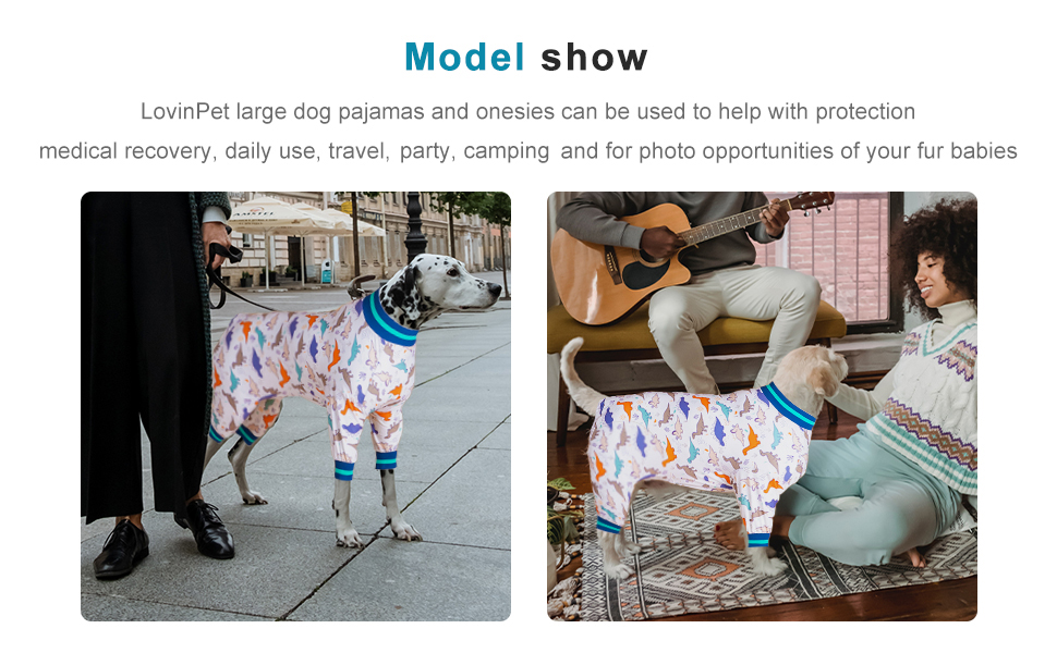 large dog fleece pajamas