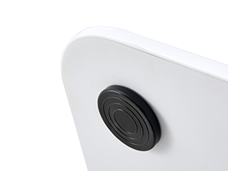 71" Dining Table Set for 6, White Faux Marble Dining Table