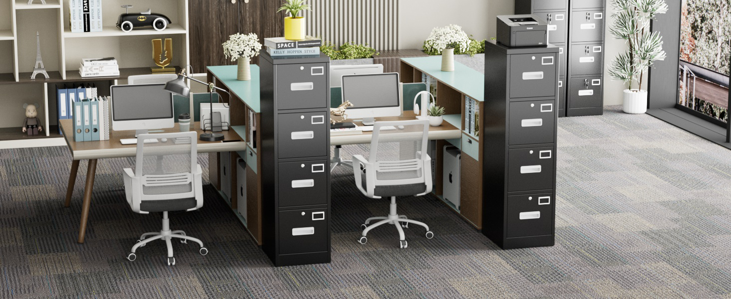 4 Drawer File Cabinet