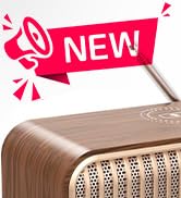 Amazon.com: MONODEAL Portable CD Player Boombox with 2 * 3W