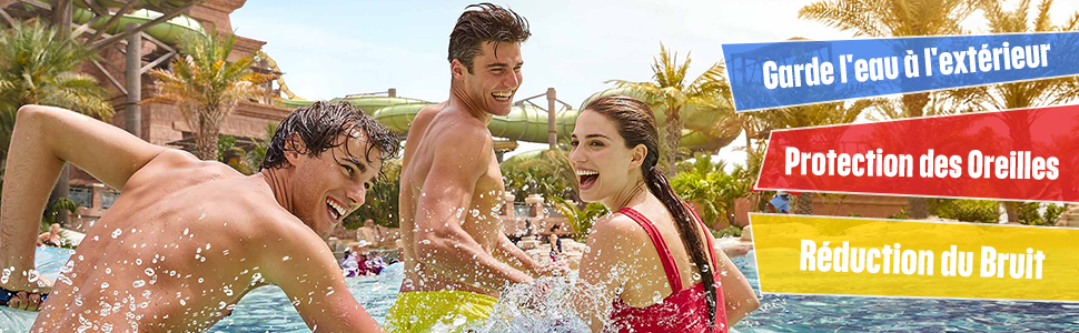 Bouchons d'oreille de Natation pour Adultes 