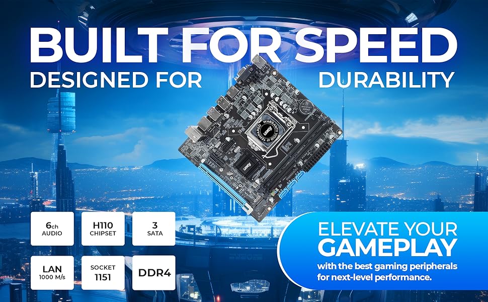 overview of h110 motherboard ddr4