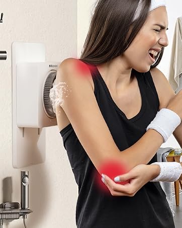 Amazon | Milipopo 電動背中ブラシ ：壁掛け式 バスブラシ