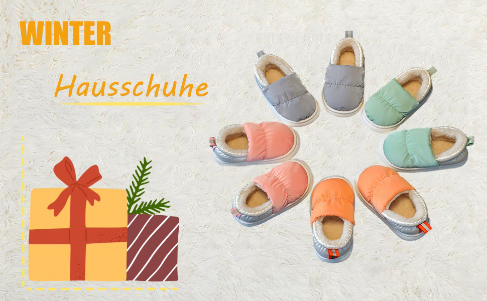 Winter Hausschuhe Kinder