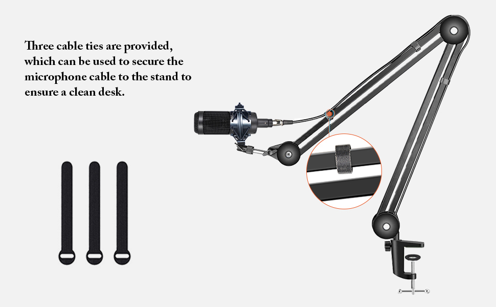 MANAYO microphone arm stand, Highend microphone suspension