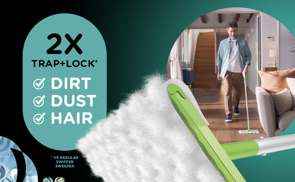 2x Trap+Lock: Dirt, Dust, Hair