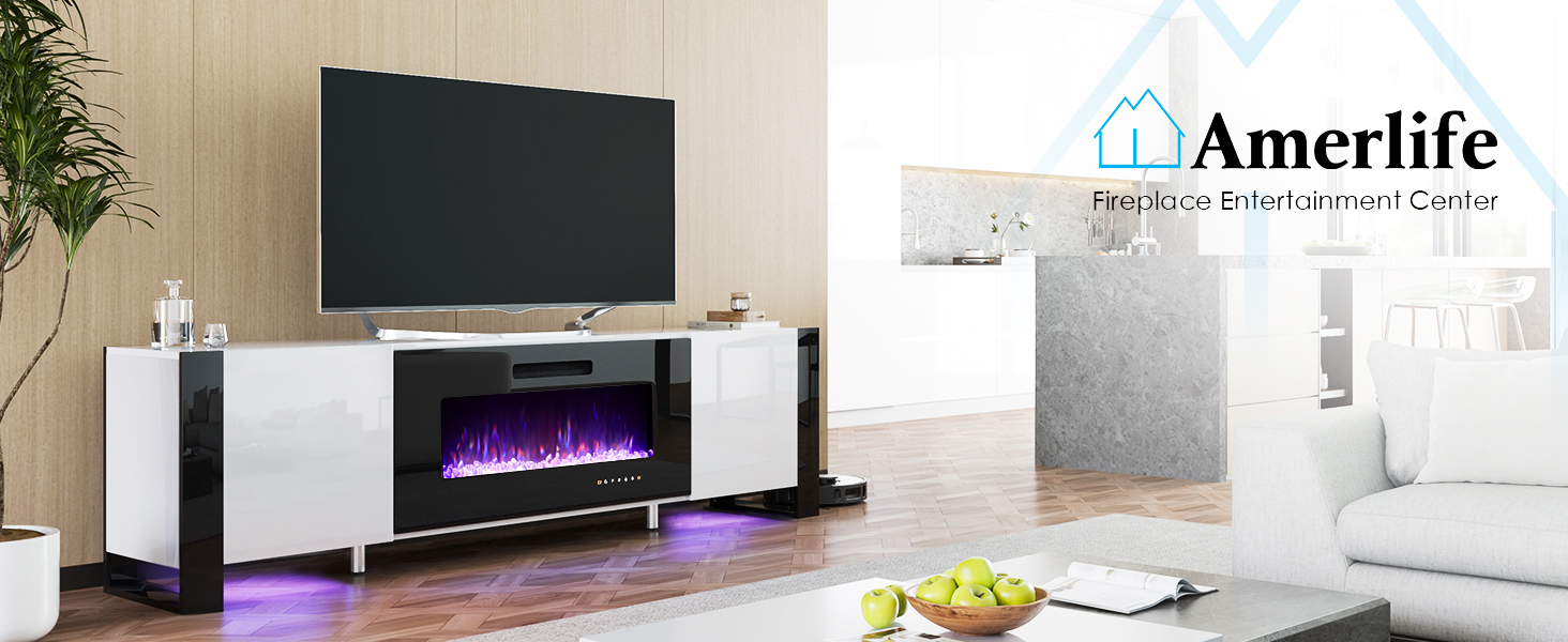 fireplace tv stand