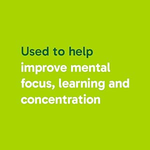 Used to help improve mental focus, learning and concentration. Effective mental support