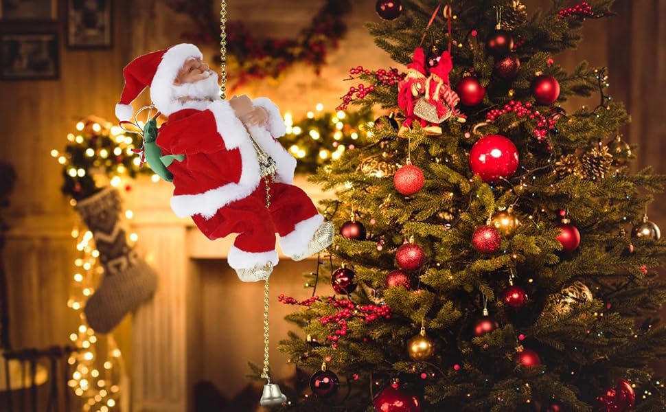Amazon com: Electric Santa Climbing Rope Battery Operated Climbing