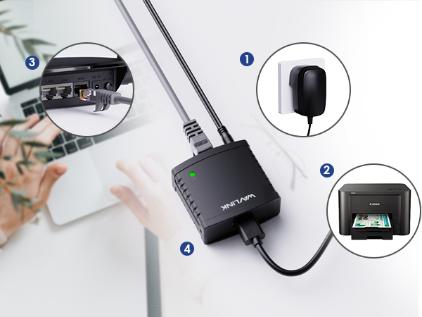 usb network print server