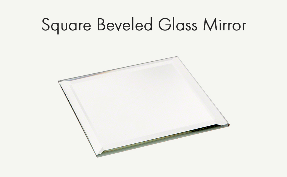 Plymor Square 3mm Beveled Glass Mirror, 3 inch x 3 inch (Pack of 24) Home & Kitchen