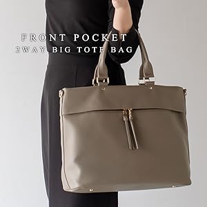 swing (light gray) 2wayトートバック 2WAYトートバッグ/SPS | ショルダーバッグ | - carrot company -
