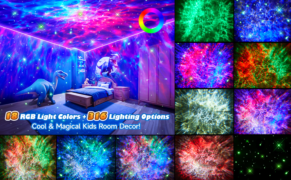 galaxy projector for bedroom kids night light projector star projectgor galaxy light projector