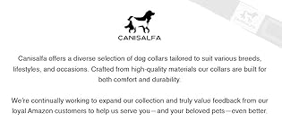 Canisalfa tactical dog collar for large dogs, extra wide dog collar for medium dogs, thick, padded