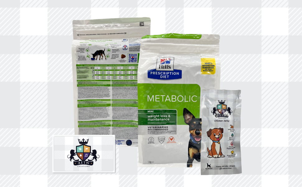 AETN Creations Prescription Diet Metabolic Weight Management Mini Dog