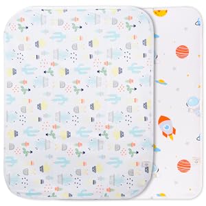 2pcs pack in lovely designs and cotton soft touch changing mat set happy moms with changing pad