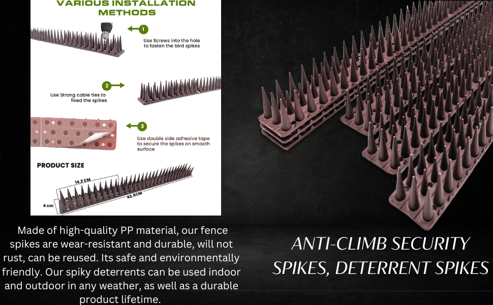 Wall & Fence Spikes Security Spikes, Stop Climbing Over Walls and