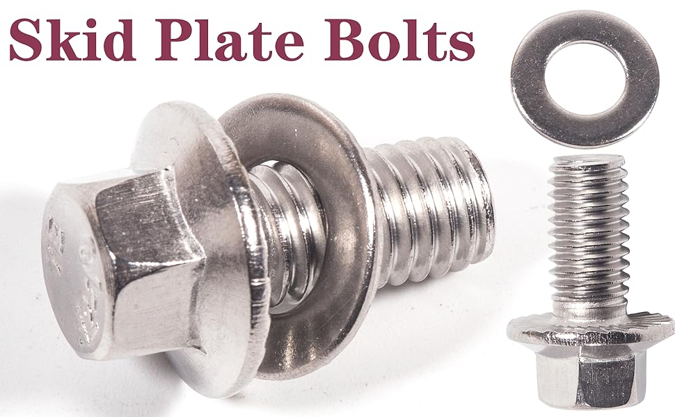 stページ Amazon.com: 90080-11373 Skid Plate Bolts Compatible with