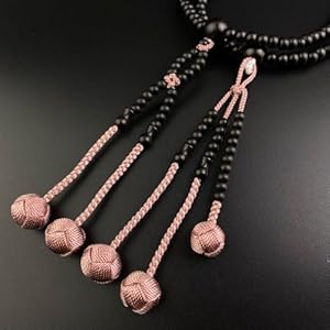 Amazon｜WONDERFUL LOTUS 妙｜蓮｜花 数珠 日蓮宗 女性用 8寸 本