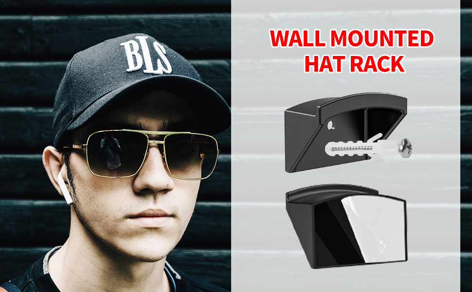 Hat Rack Hat Organizer for Baseball Caps, 30 Pack Adhesive