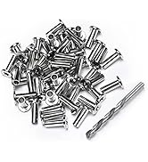 Yescom 316 Stainless Steel Protector Sleeves Cable Railing Hardware Kit for Wood Posts 50 pack