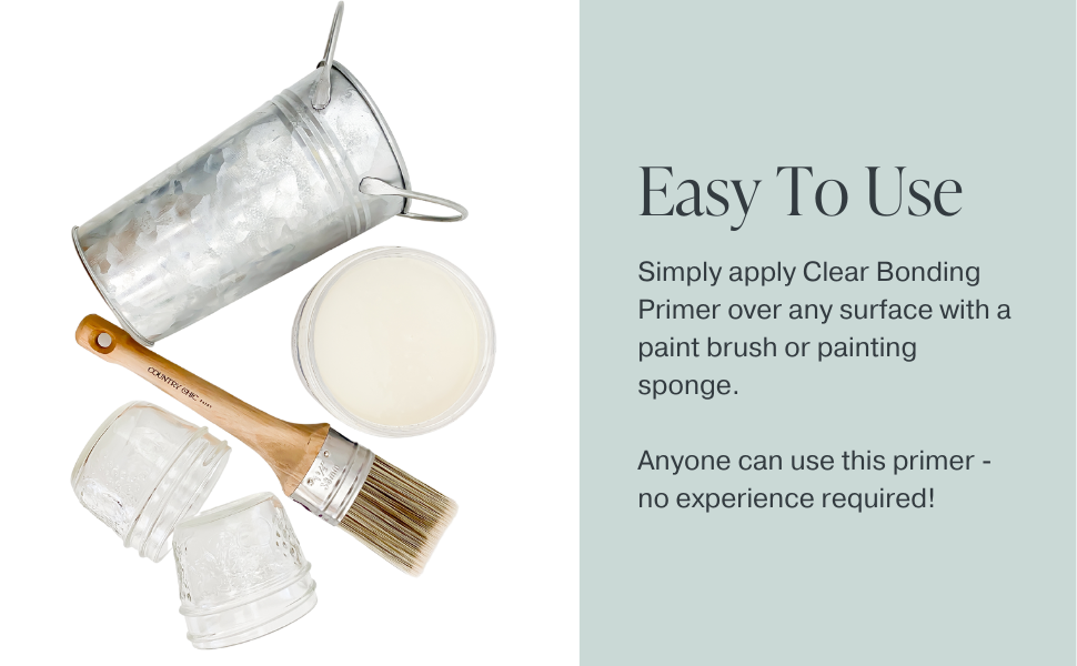 Clear Bonding Primer Chalk Style Furniture Paint Surface Prep Clear Primer Base Coat