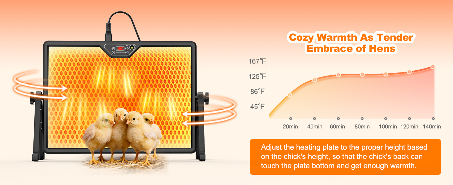 chicken brooder box for chick starter kit, pet cage tent, brooders heating plate