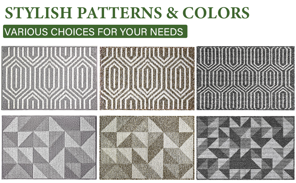 Indoor Doormat 32"x 48", Absorbent Front Back Door Mat