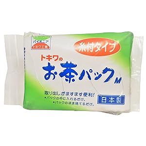 Amazon｜トキワ工業 お茶パック 約9.5×7cm 50枚 糸付お茶パックM