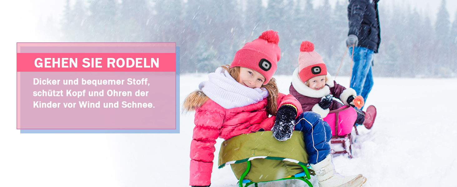 winterwärmer beleuchtete mütze