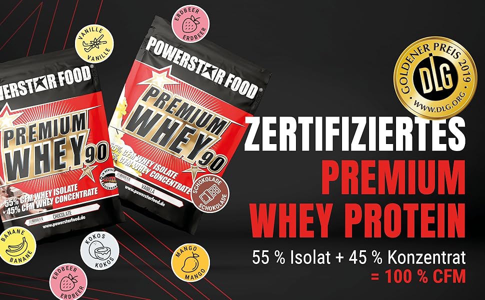 Whey Protein Muskelaufbau Isolat und Konzentrat