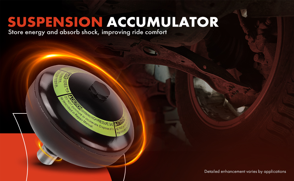 DUDSN 49141-60020 Front Suspension Accumulator Compatible