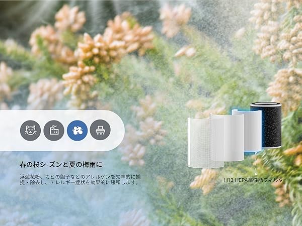 新2025空気清浄機 小型 静音 24~40畳 xCREAS Brivo300s