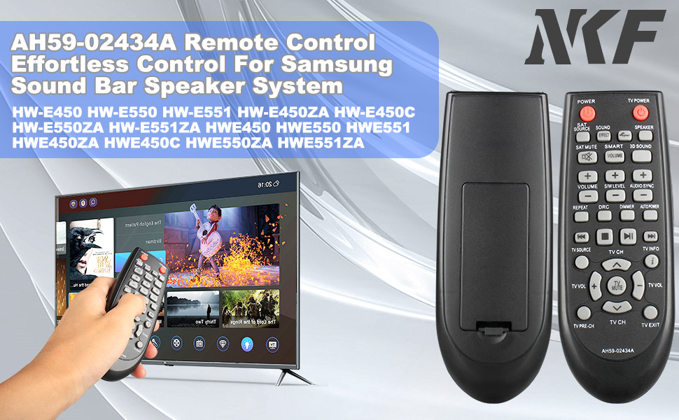 AH59-02434A Remote for Samsung SoundBar Speaker System - No Programming Needed
