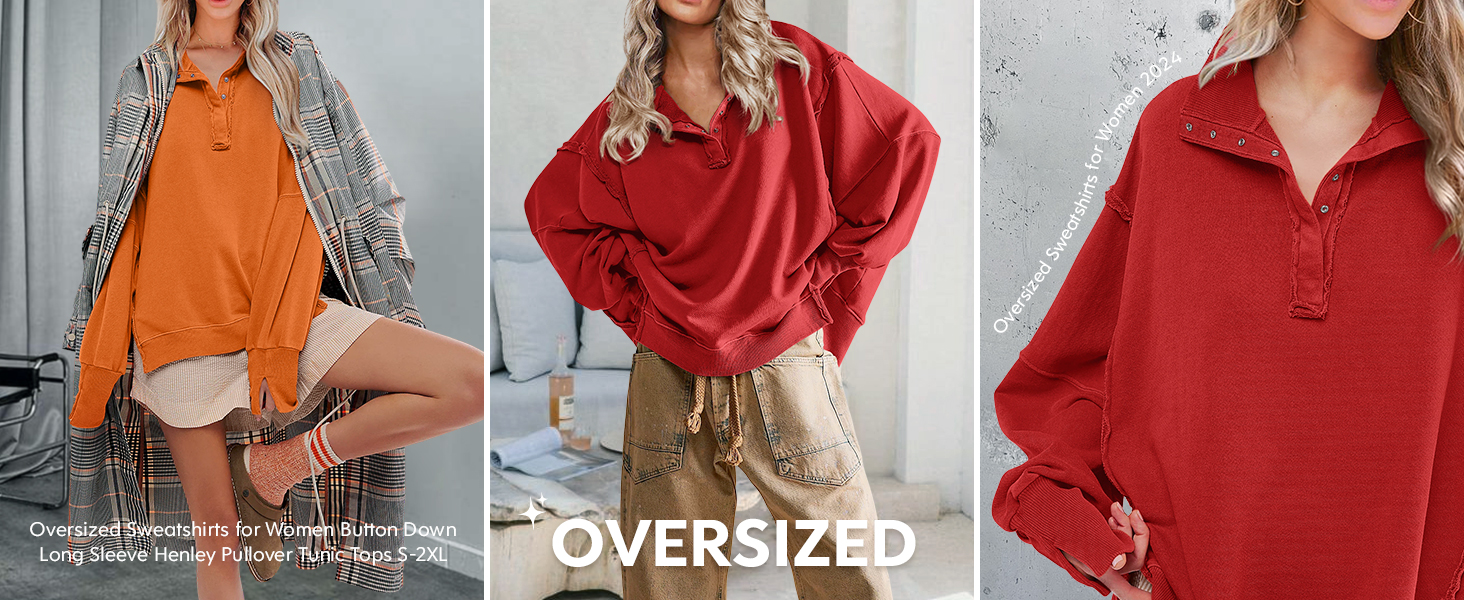 Oversized Sweatshirts for Women