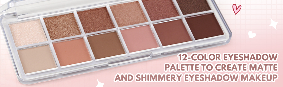 Matte&Glitter Eyeshadow Palette