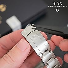 ROLEX サブマリーナ124060用STYX2020 時計保護フィルム STYX 保護フィルム】for Rolex Submariner 41mm (No Date) | STYX